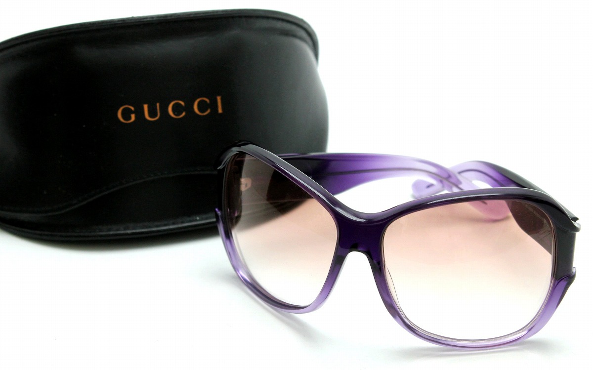 楽天市場】GUCCI グッチ サングラス ブラウングラデーション パープル