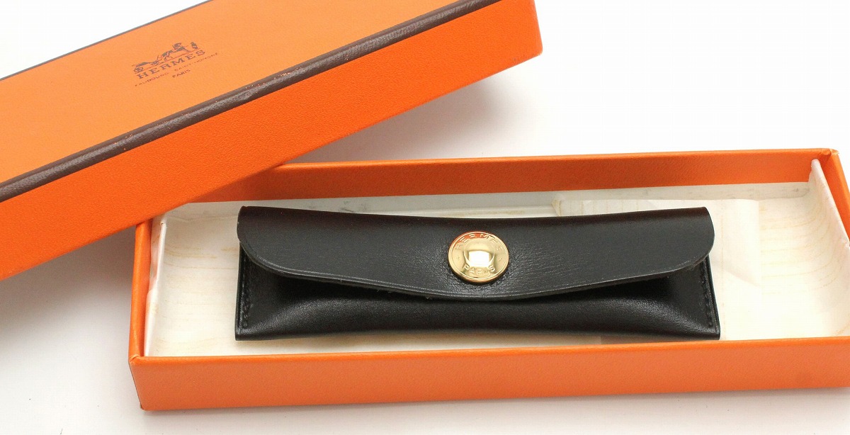 楽天市場】HERMES エルメス コーム 櫛 くし ケース付き バッファロー