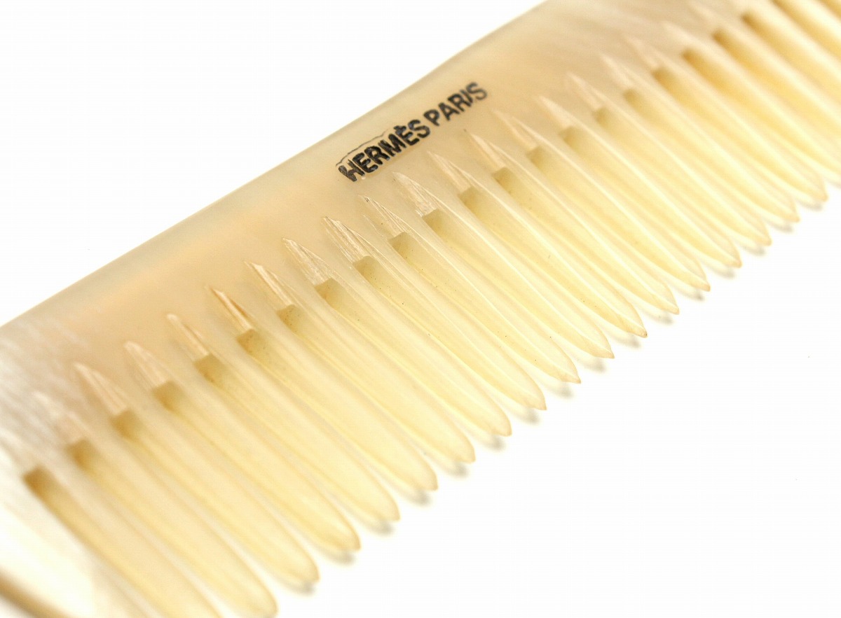 楽天市場】HERMES エルメス コーム 櫛 くし ケース付き バッファロー