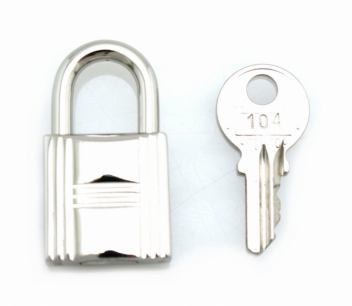 楽天市場】【新品仕上げ済】HERMES エルメス カデナ パドロック No.104