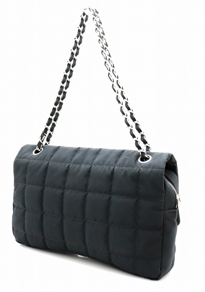 楽天市場】【バッグ】CHANEL シャネル チョコバー ナイロン チェーン