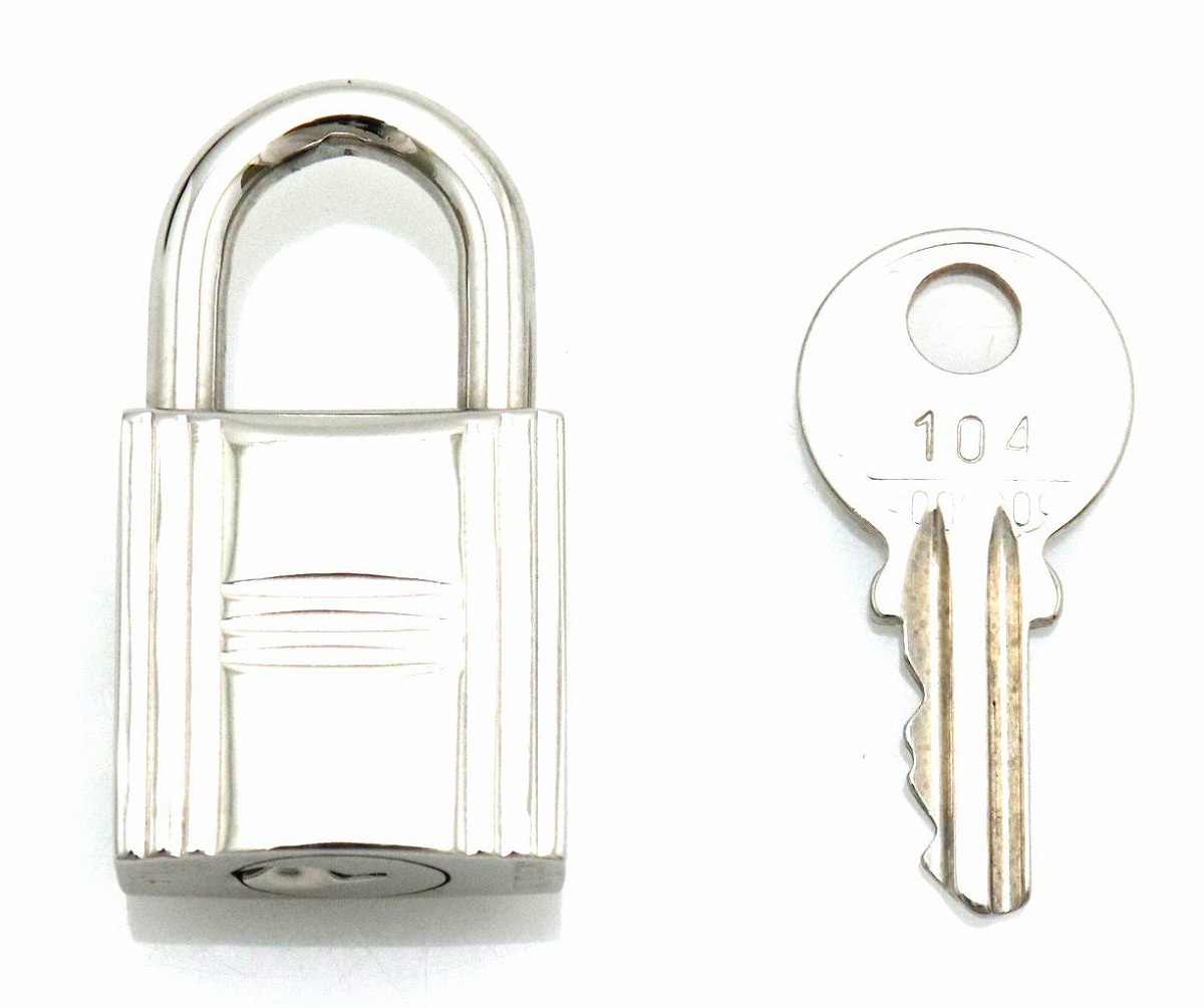 楽天市場】【新品仕上げ済】HERMES エルメス カデナ パドロック No.104