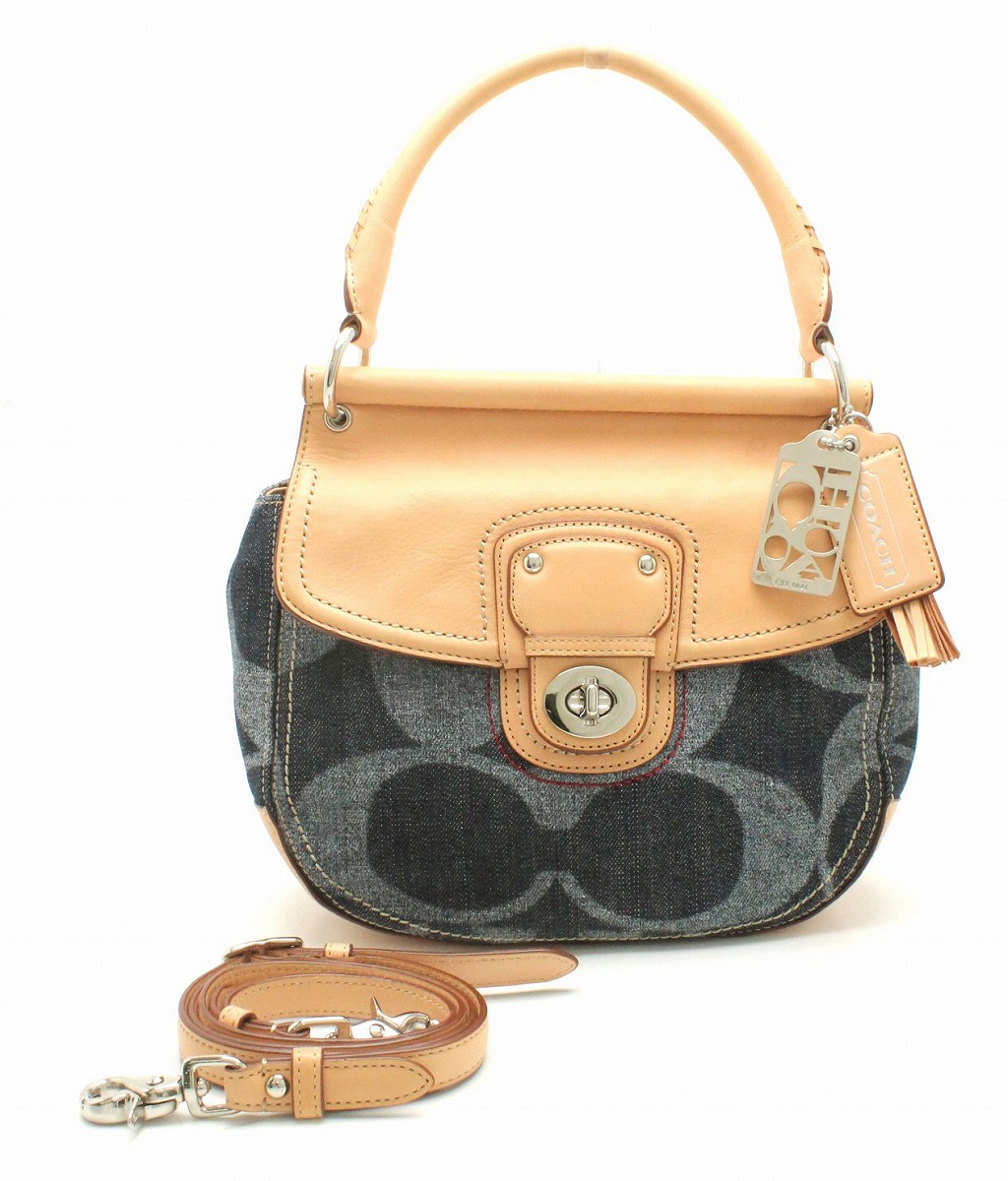 楽天市場】【バッグ】COACH コーチ シグネチャー ニューウィリス