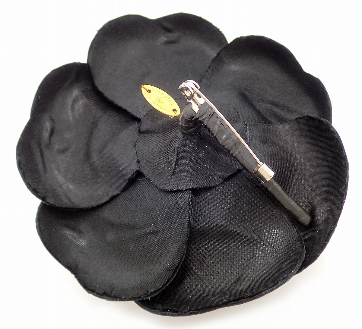 楽天市場】CHANEL シャネル カメリア コサージュ ピンブローチ レザー