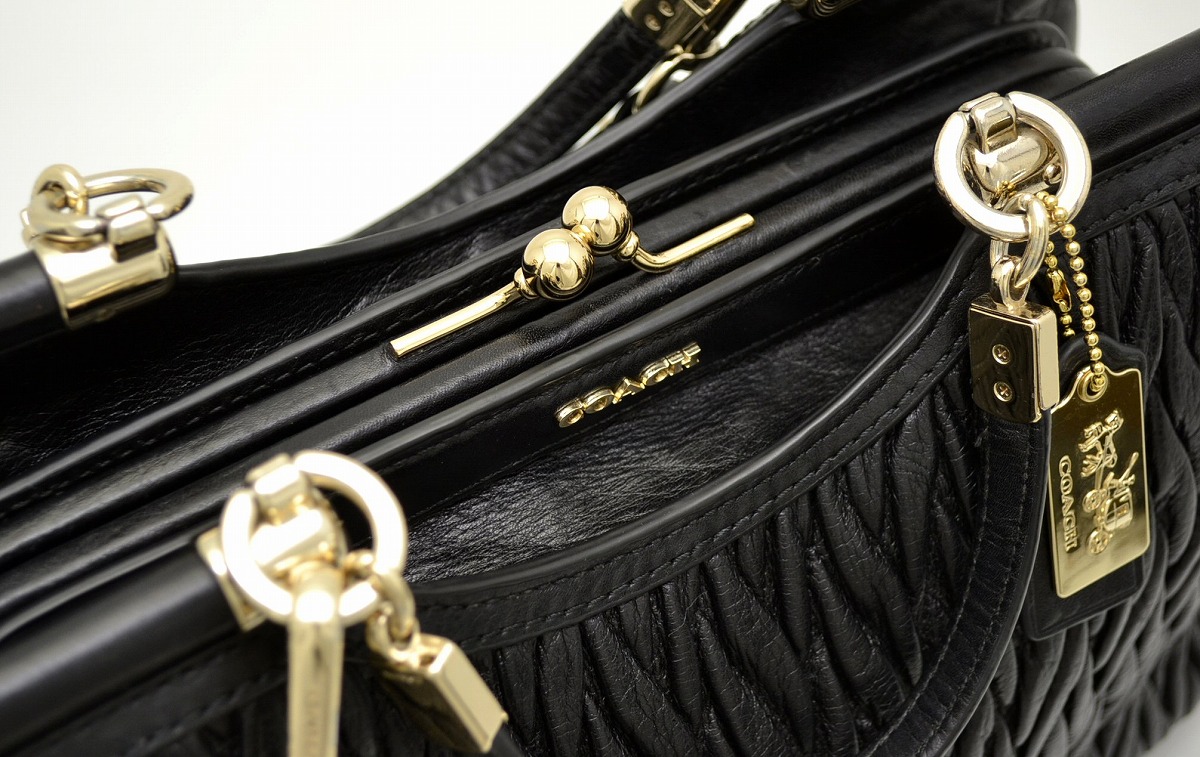 楽天市場】【バッグ】COACH コーチ マディソン ギャザード ツイスト
