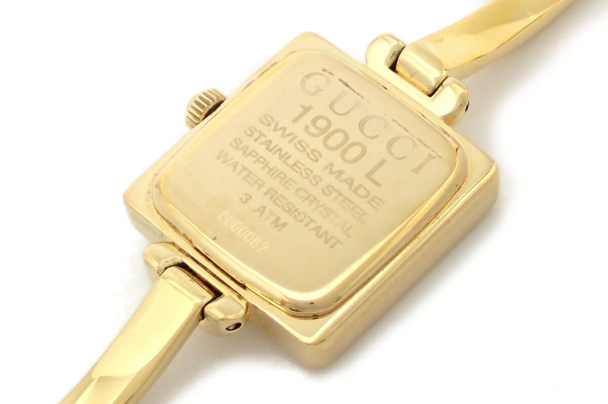 楽天市場】【ウォッチ】 GUCCI グッチ バングル ウォッチ ホワイト文字