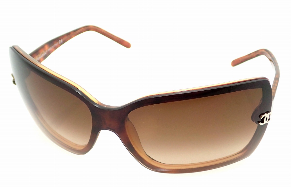 楽天市場】CHANEL シャネル サングラス ブラウングラデーション