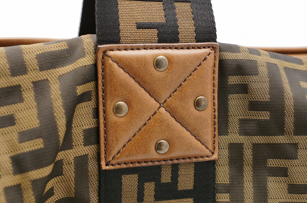 楽天市場】【バッグ】FENDI フェンディ ズッカ柄 ハンドバッグ トート