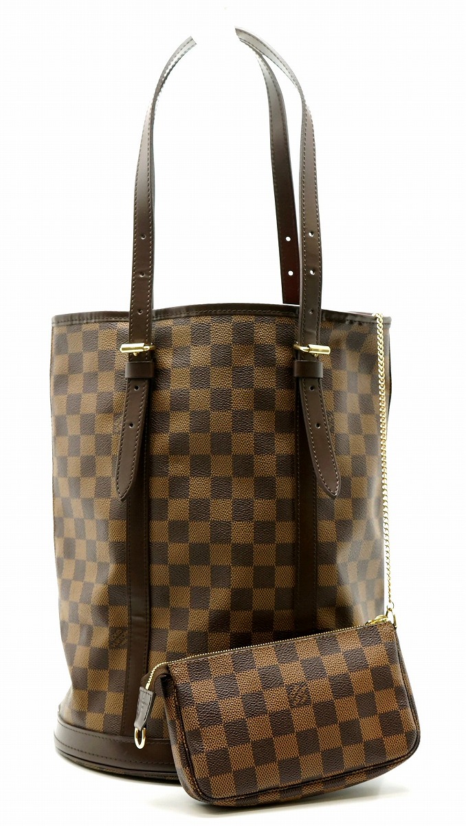 楽天市場】【バッグ】LOUIS VUITTON ルイ ヴィトン ダミエ バケットGM
