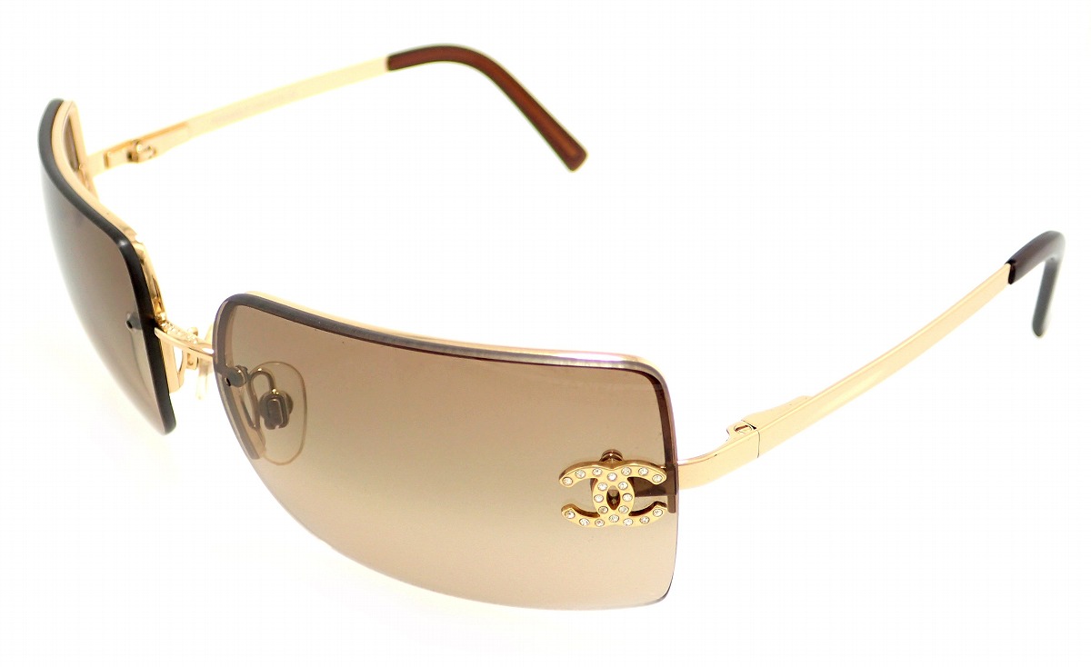 楽天市場】CHANEL シャネル サングラス ココマーク ラインストーン