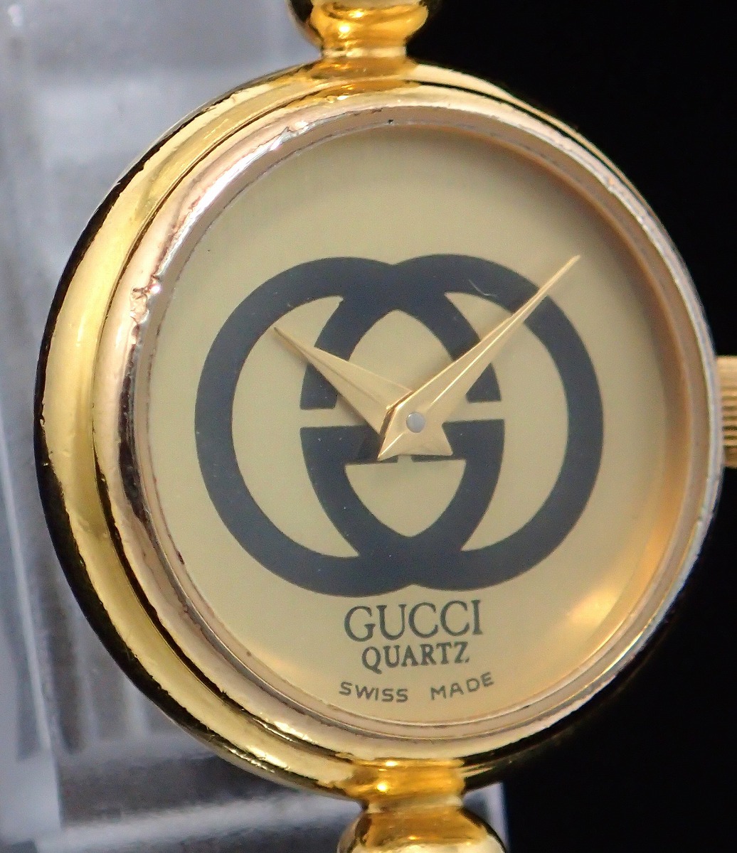楽天市場】【ウォッチ】GUCCI グッチ バングル ウォッチ ゴールド文字