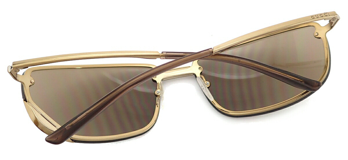 楽天市場】GUCCI グッチ サングラス ブラウンレンズ ゴールド 63□15