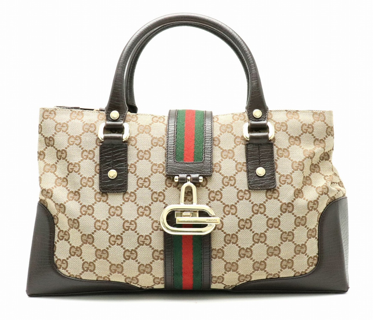 楽天市場】【バッグ】GUCCI グッチ GGキャンバス シェリーライン