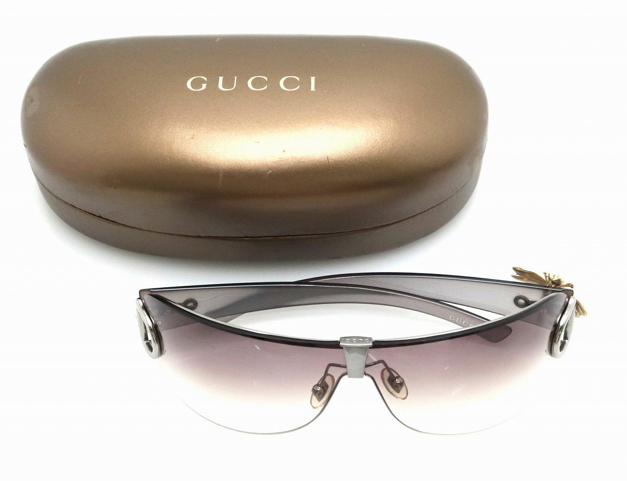 楽天市場】GUCCI グッチ サングラス スモークグラデーション グレー