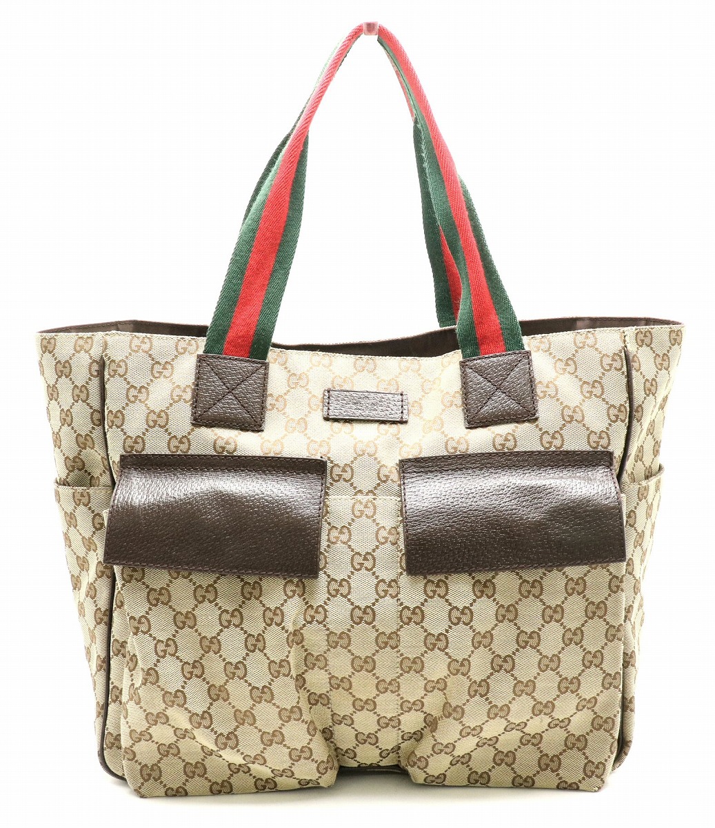 楽天市場】【バッグ】GUCCI グッチ GGキャンバス シェリーライン