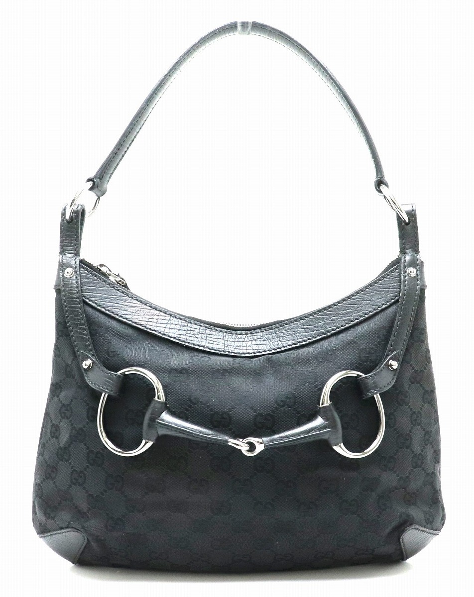 楽天市場】【バッグ】GUCCI グッチ GGキャンバス ホースビット