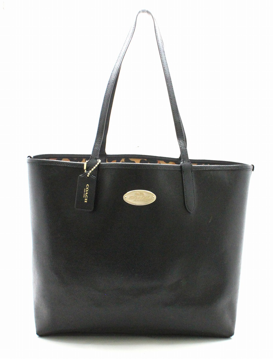 楽天市場】【バッグ】COACH コーチ リバーシブル トートバッグ