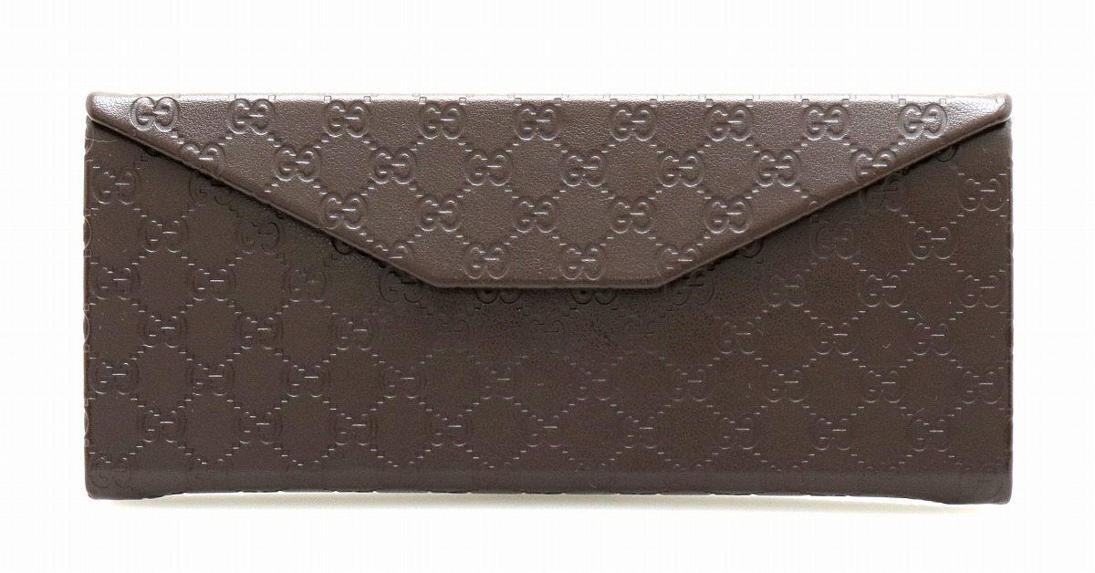 楽天市場】GUCCI グッチ マイクログッチシマ 折畳み メガネケース 眼鏡