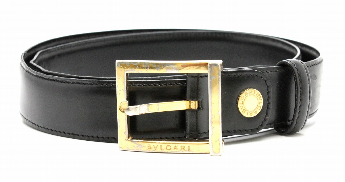 楽天市場】BVLGARI ブルガリ ベルト メンズ レザー 黒 ブラック