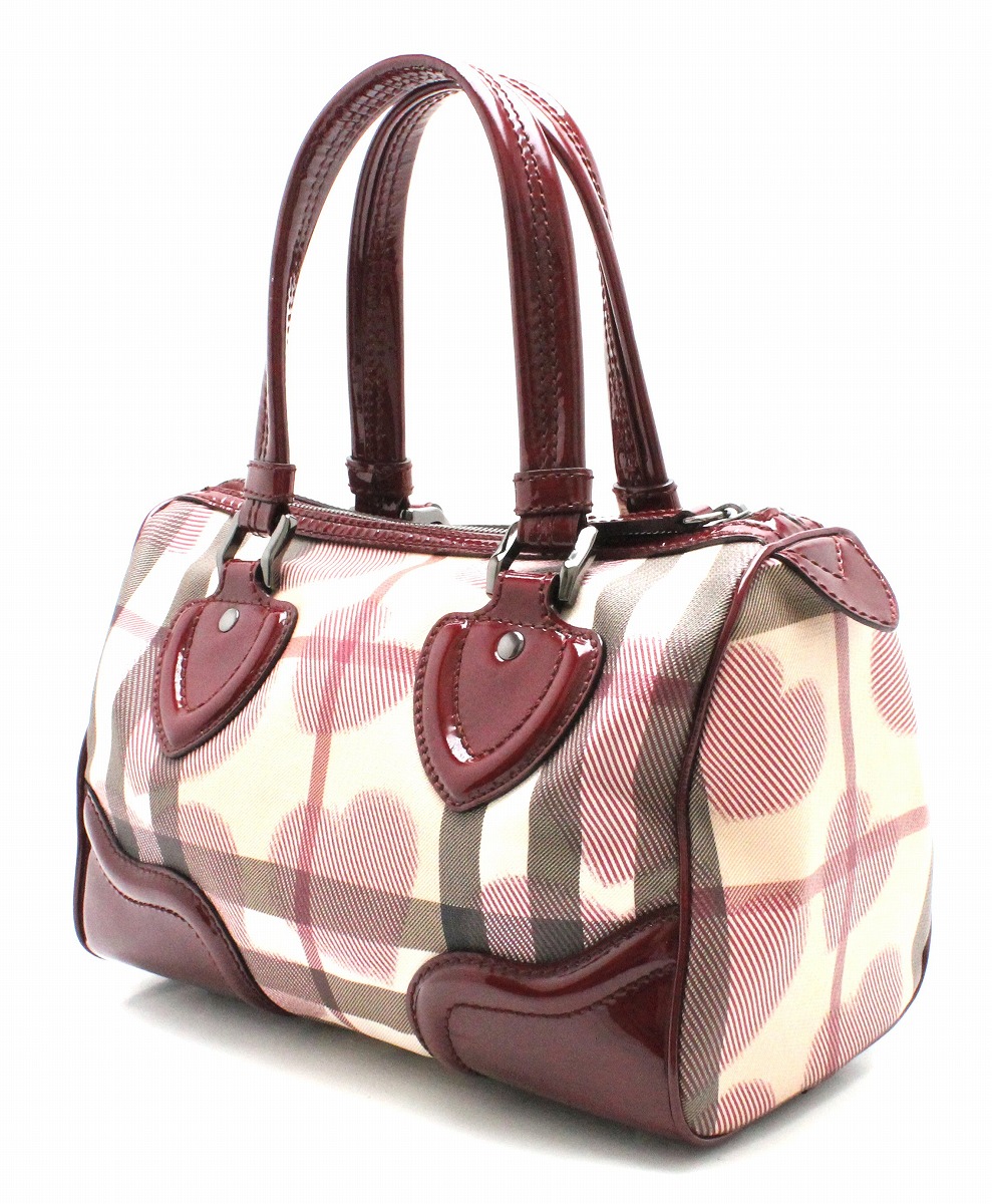 楽天市場】【バッグ】BURBERRY バーバリー ハート ノバチェック