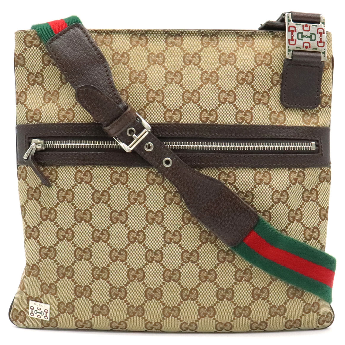 楽天市場】【バッグ】GUCCI グッチ GGキャンバス ホースビット