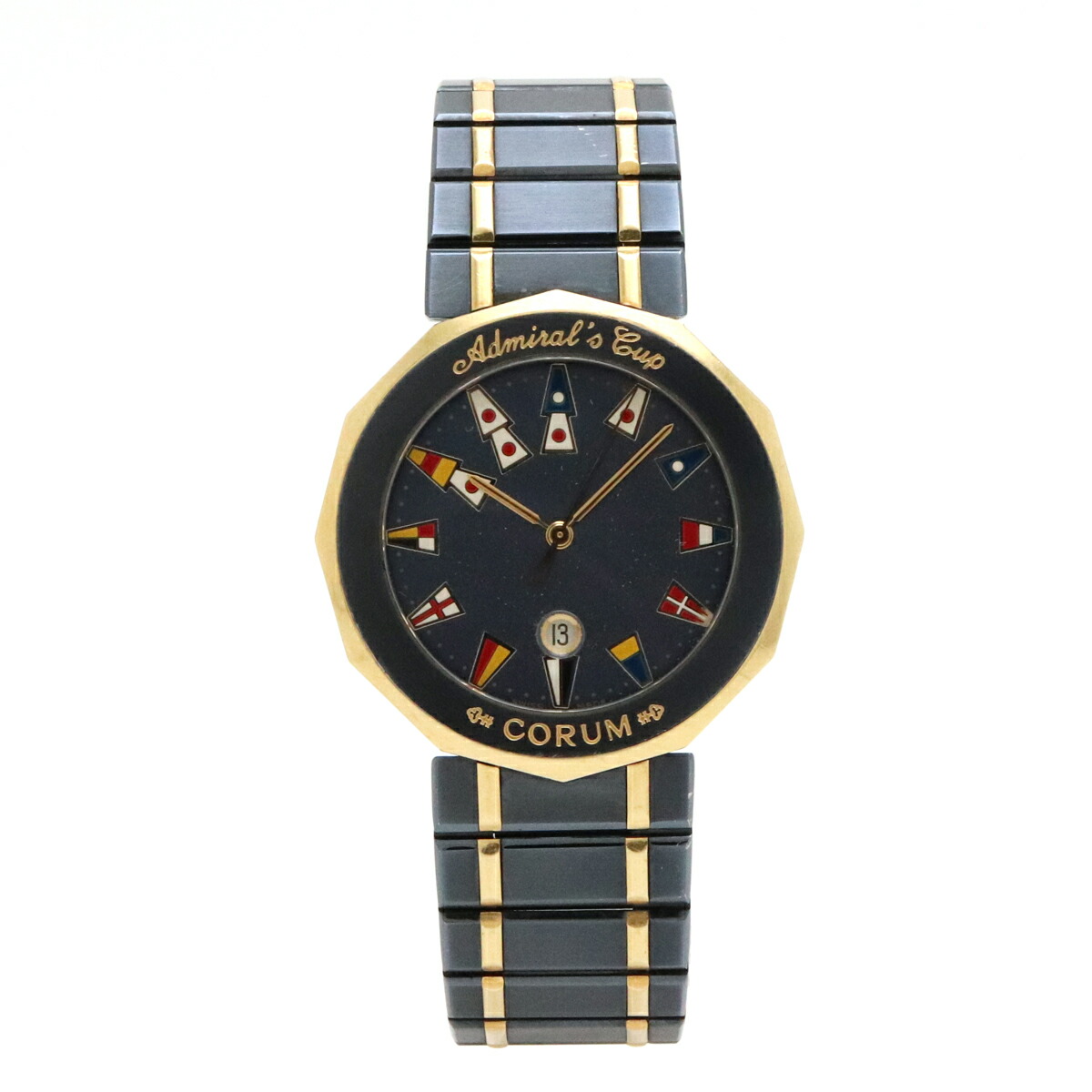 楽天市場】【ウォッチ】CORUM コルム アドミラルズカップ ガンブルー