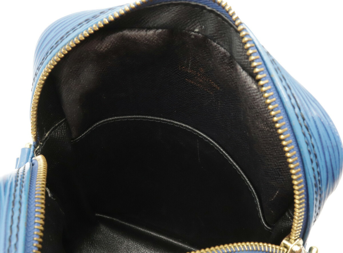 週末価格‼️ ヴィトン エピ ダヌーブ ショルダーバッグ ブルー 難あり