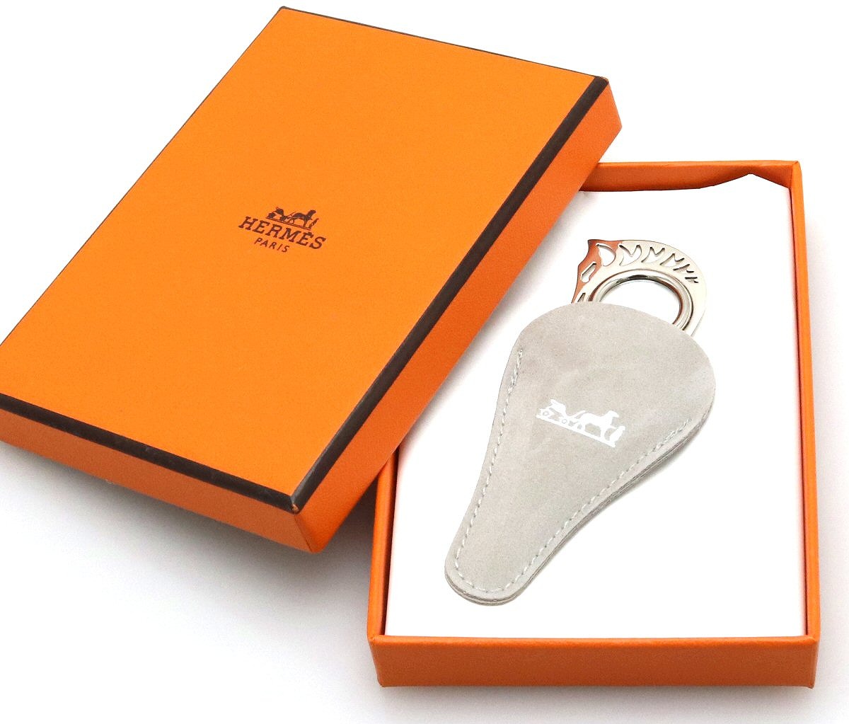 楽天市場】HERMES エルメス ルーペ付き ブックマーカー ブックマーク