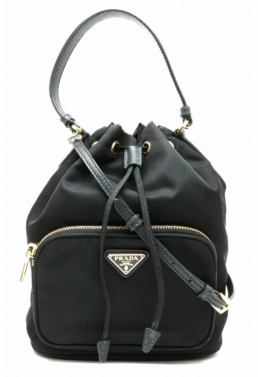 楽天市場】【バッグ】PRADA プラダ ナイロン 巾着バッグ 2WAY