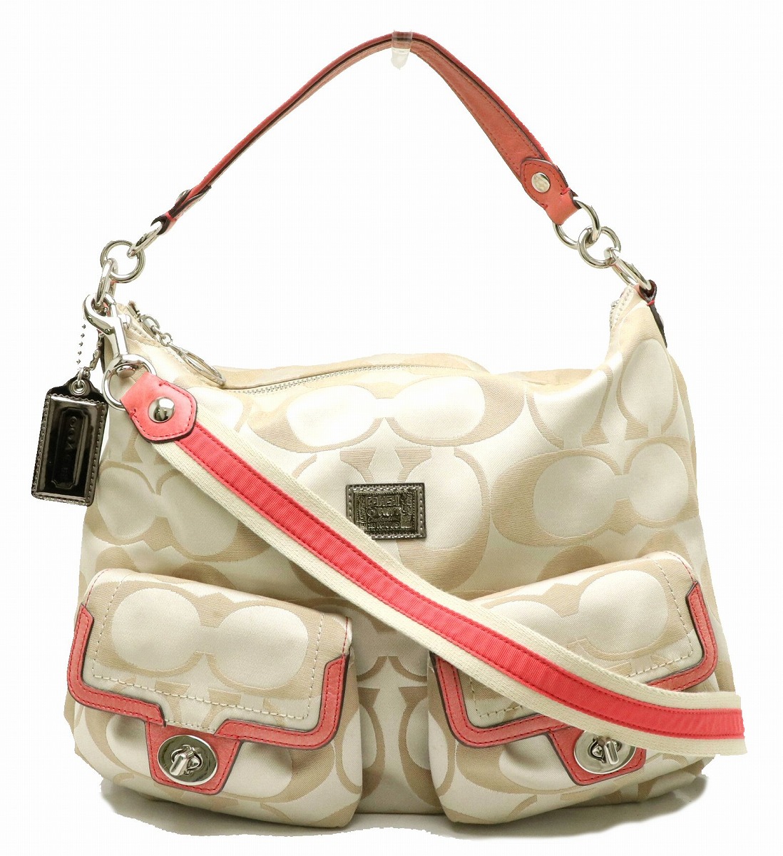 楽天市場】【バッグ】COACH コーチ ポピー シグネチャー スイング