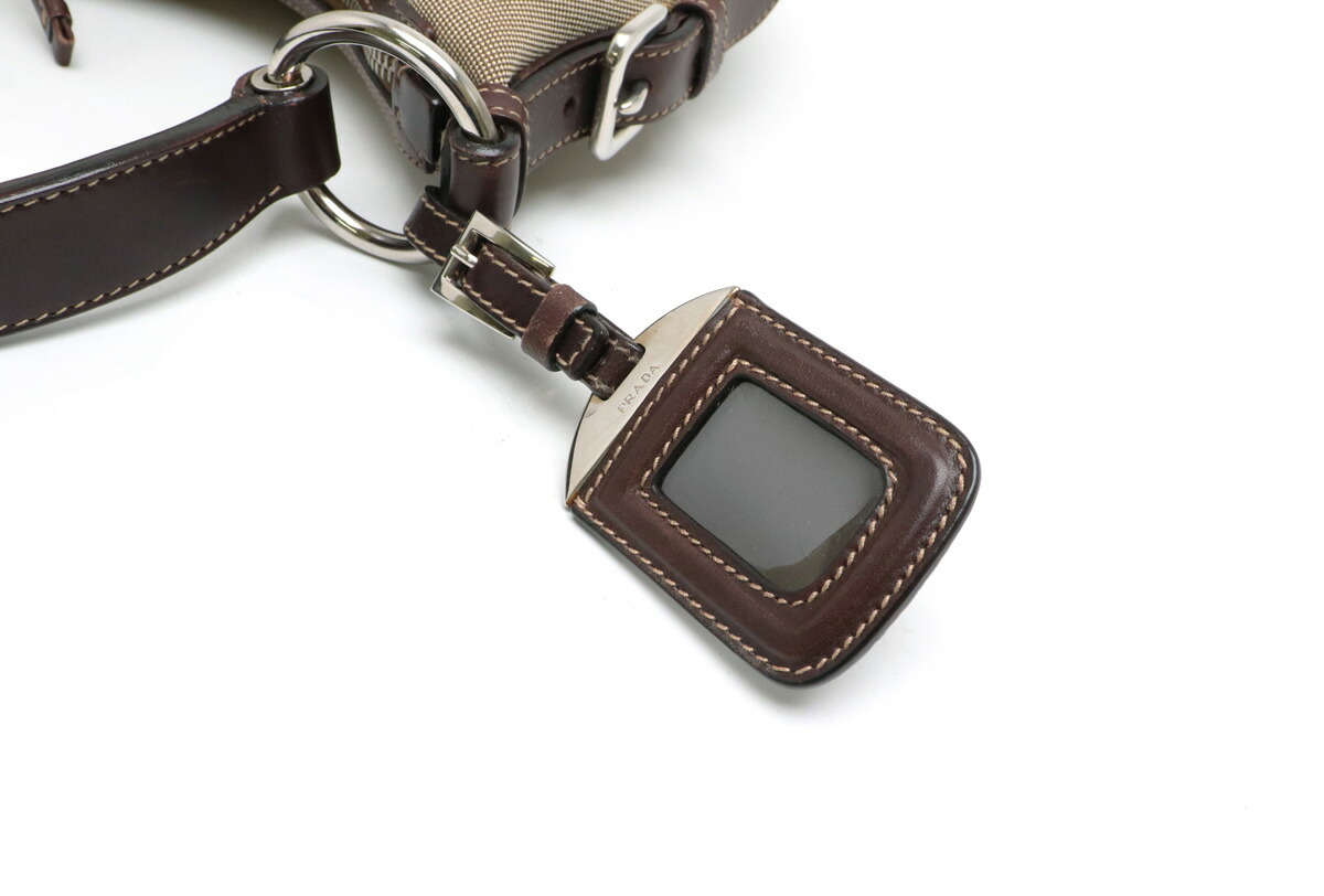 楽天市場】【バッグ】PRADA プラダ ロゴジャガード ハンドバッグ ワン