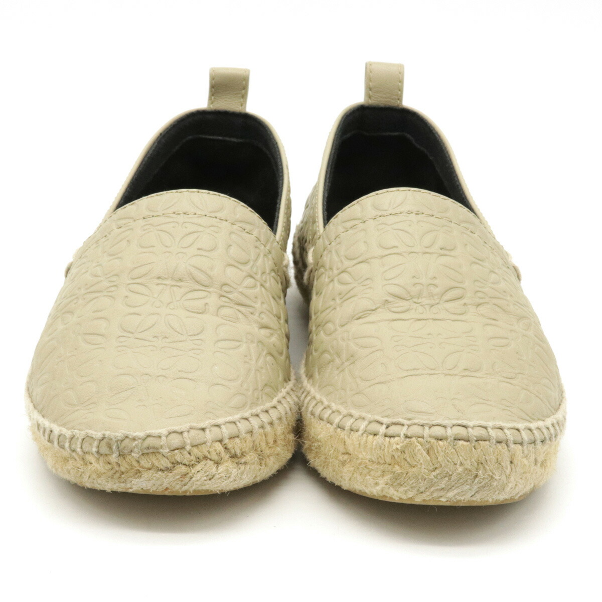楽天市場】【靴】LOEWE ロエベ アナグラム エスパドリーユ スリッポン