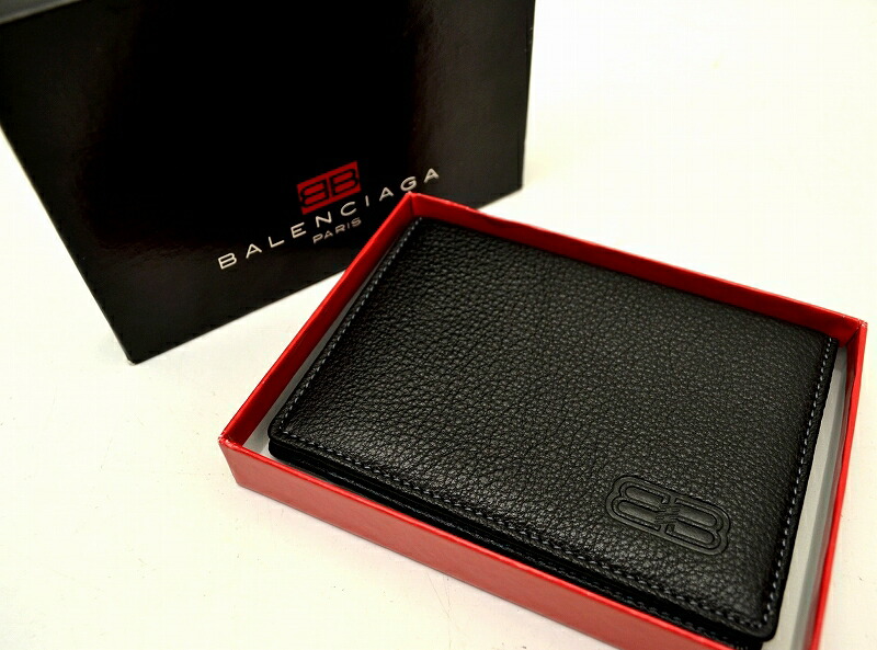 楽天市場】【新品未使用品】BALENCIAGA バレンシアガ レザー カード