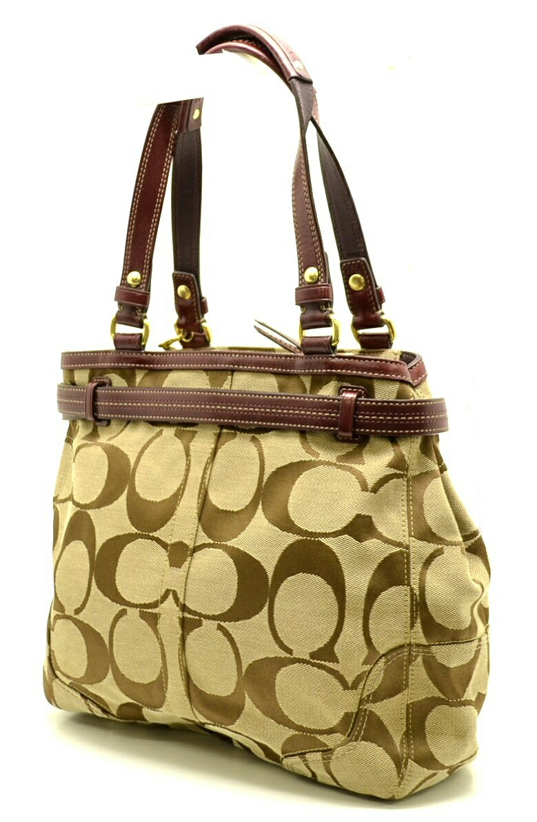 楽天市場】【バッグ】COACH コーチ シグネチャー トートバッグ