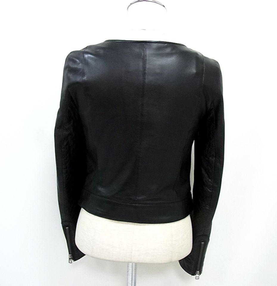 楽天市場】【中古】美品 □UNTITLED ラムレザー ライダースジャケット