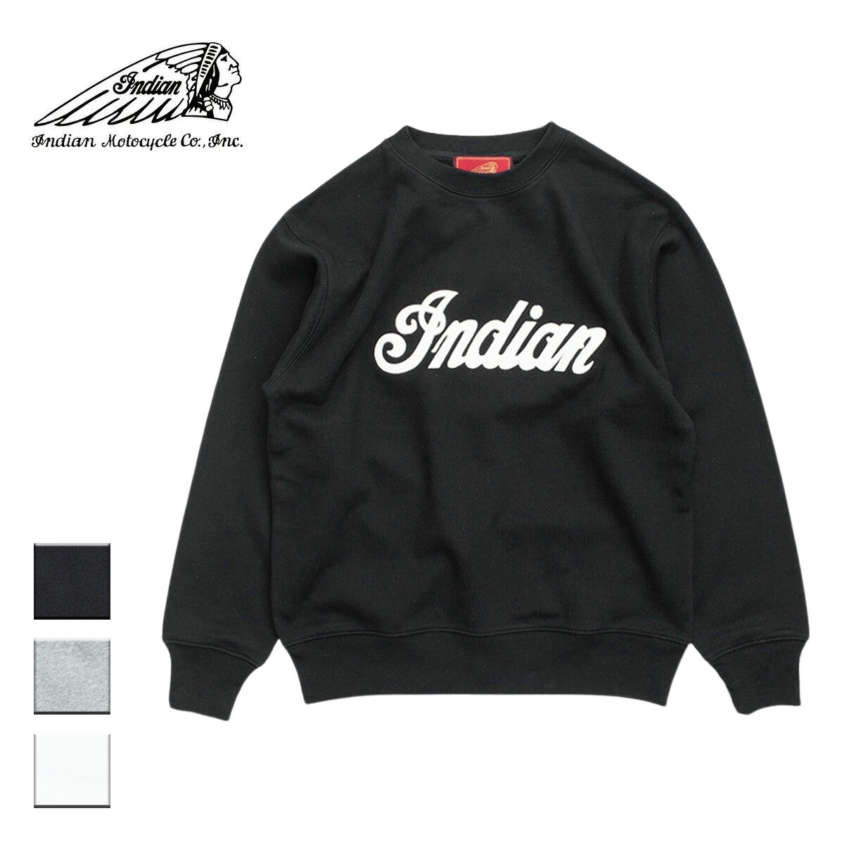 楽天市場】【送料無料】 Indian インディアン Heavy weight crew neck