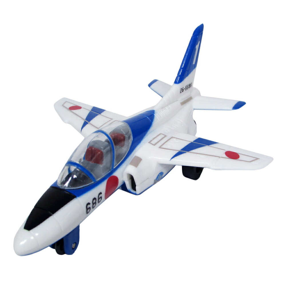 楽天市場】自衛隊 プルプラ ブルーインパルス T-4 箱入り スタンド付
