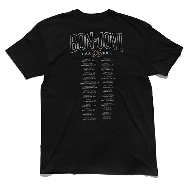 楽天市場】ボン ジョヴィ【BON JOVI】SS TEE BLACK ブラック ロゴ 半袖