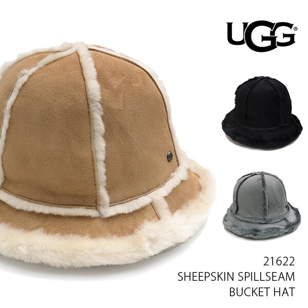 楽天市場】アグ【UGG】21622 SHEEPSKIN SPILLSEAM BUCKET HAT シープ
