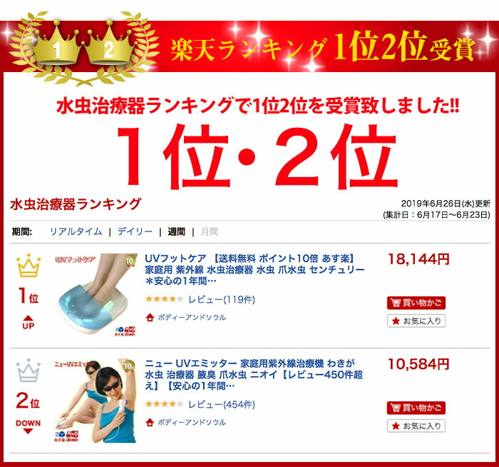 楽天市場】水虫治療器 レビュー150件超 NEW UVフットケア cuv-5 ニュー