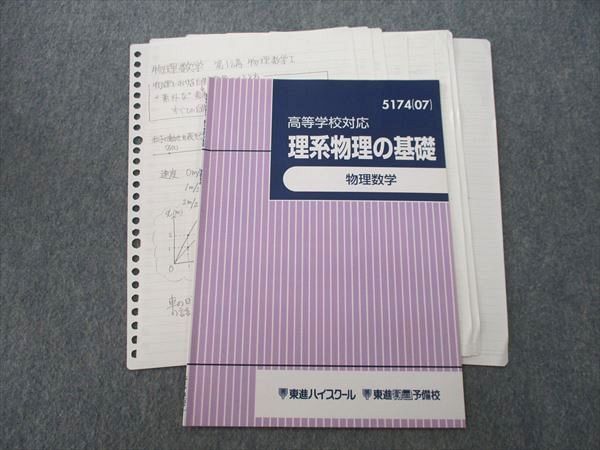楽天市場】東進 高等学校対応 理系物理の基礎 物理数学 テキスト 2007