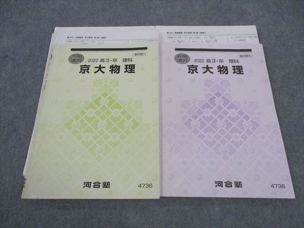 楽天市場】河合塾 京大物理 京都大学 テキスト 2022 夏期講習/冬期講習
