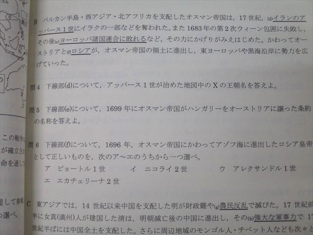 楽天市場】四谷学院 お正月特訓 世界史 頻出問題完全攻略 テキスト 未