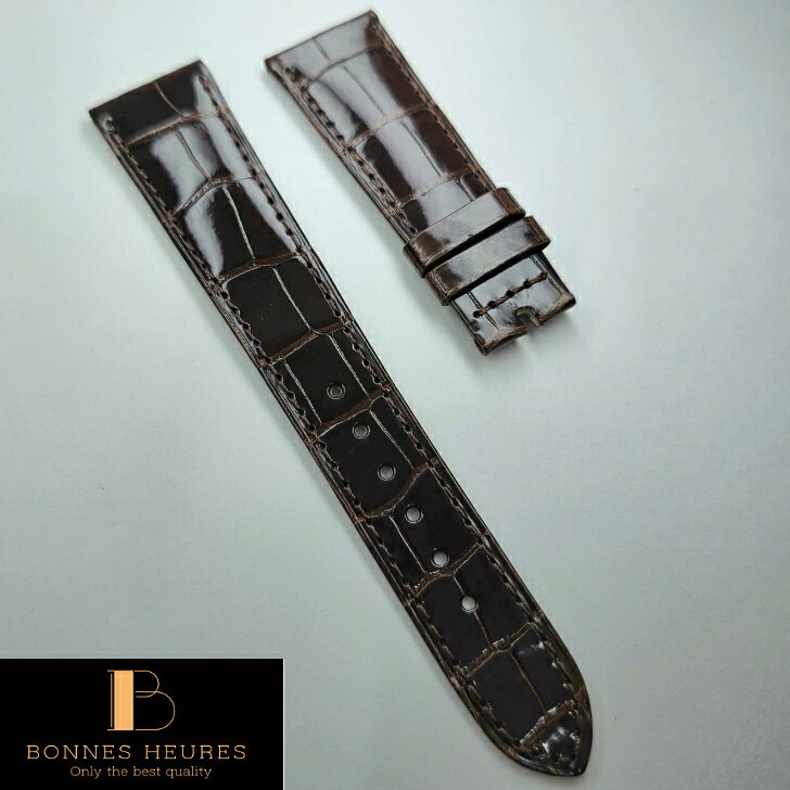 楽天市場】パテックフィリップ純正革ベルト21-16mmエナメルブラウン