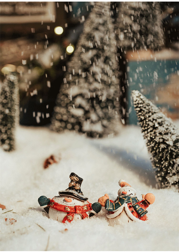 楽天市場】4枚セット クリスマス飾り 置き物 サンタクロース 雪だるま