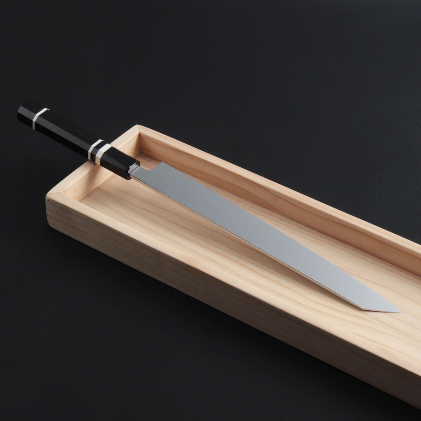 楽天市場】切付柳刃包丁 9寸（刃渡り270mm）通常鏡面仕上げ 本刃付け