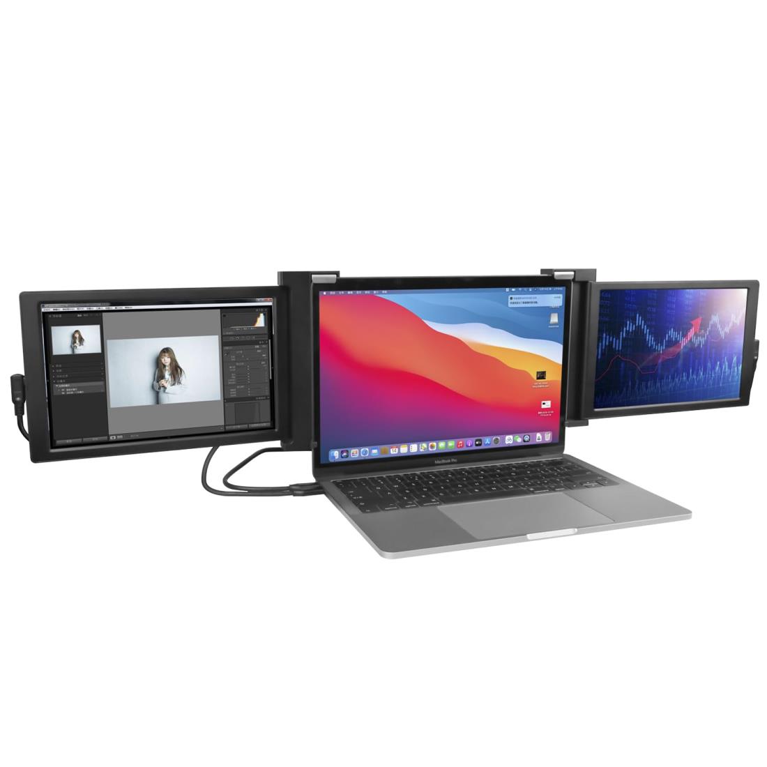楽天市場】アペックス Aqualモバイルデュアルディスプレイ10.1インチ