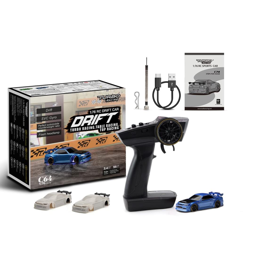 楽天市場】Turbo Racing C64 1:76ドリフトカー ターボレーシング 1/76