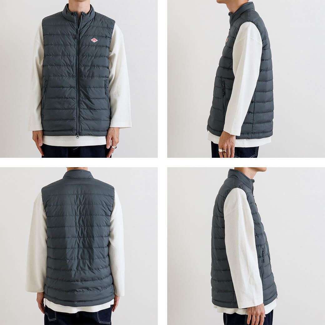 楽天市場】DANTON ダントン アウター NYLON TAFFETA MIDDLE DOWN STAND