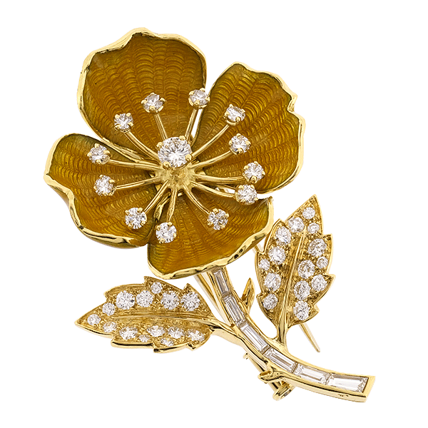 楽天市場】送料無料 本物 BOUCHERON ブシュロン 750YG フラワモチーフ